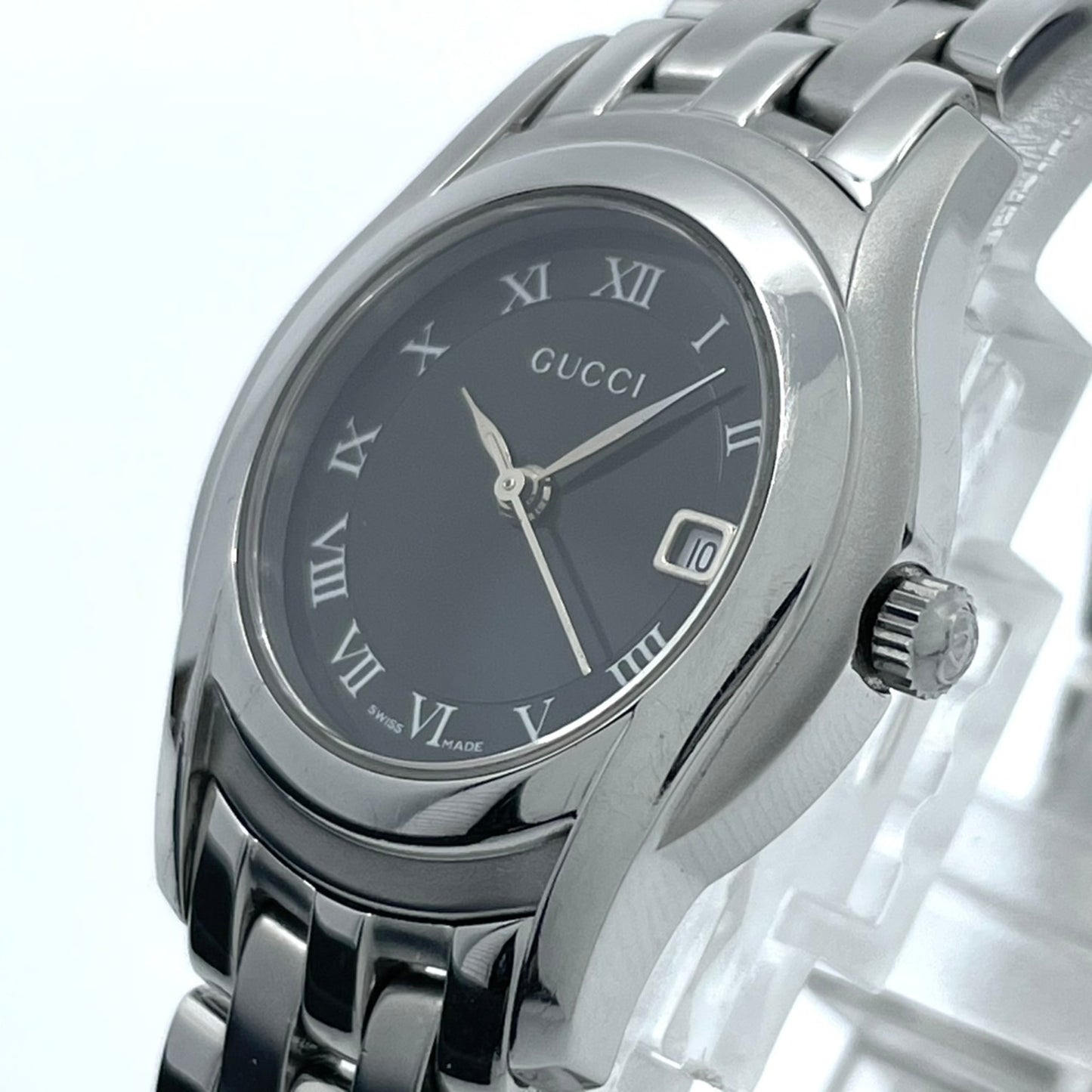 Gucci 5500L Women'S Watch With Black Dial