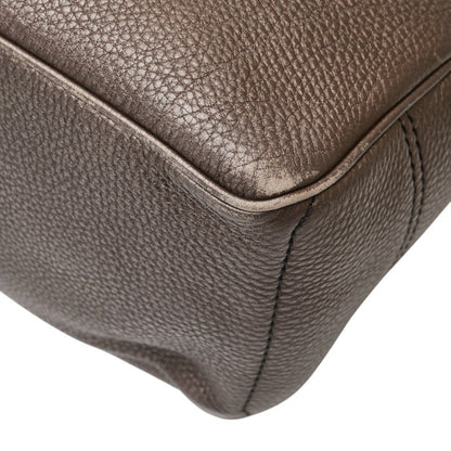 Celine Boogie Bag Handbag Brown Leather