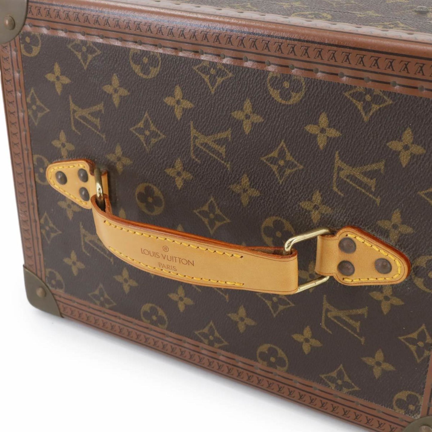 Louis Vuitton Monogram Boite Flacon Makeup Box Vanity Handbag Brown M21828