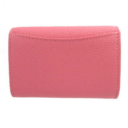 Like New Bvlgari Leather Pink Coin Case Wallet 1533Bvlgari