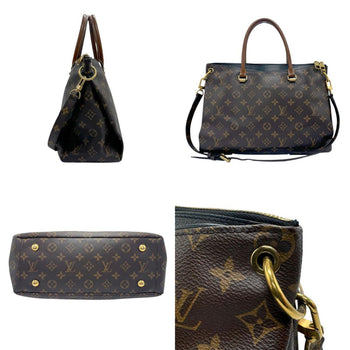 Louis Vuitton Louis Vuitton Shoulder Bag Handbag Monogram Pallas Mm Canvas Noir