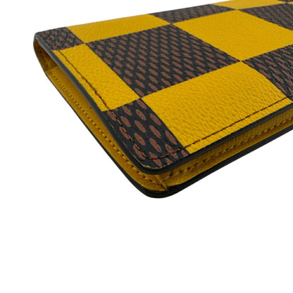 Louis Vuitton Louis Vuitton Damier Pop Portefeuille Brazza Long Wallet Yellow