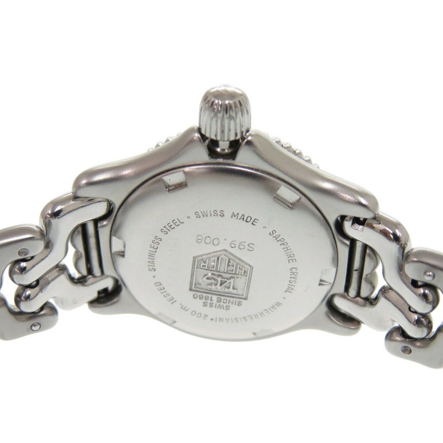 Tag Heuer S99.008 Cell Stainless Steel Cream Silver Quartz Watch 1045Tag Heuer