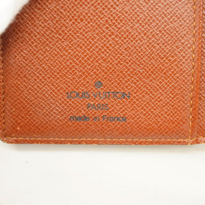 Louis Vuitton Monogram Porte Monnaie Bi-Fold Wallet M61663 Brown
