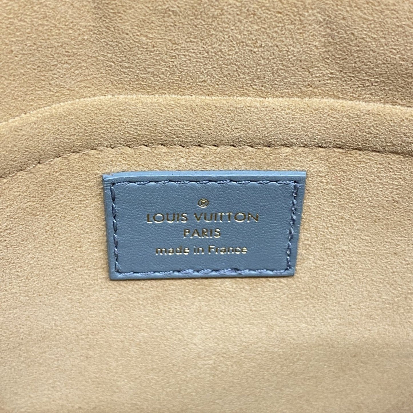 Louis Vuitton Damier Giant Troca Pm Shoulder Bag M59115 Glacier Blue