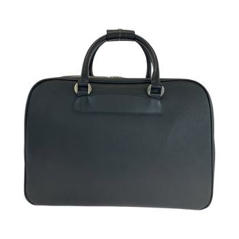 Gianni Versace Medusa Black Leather Boston Bag