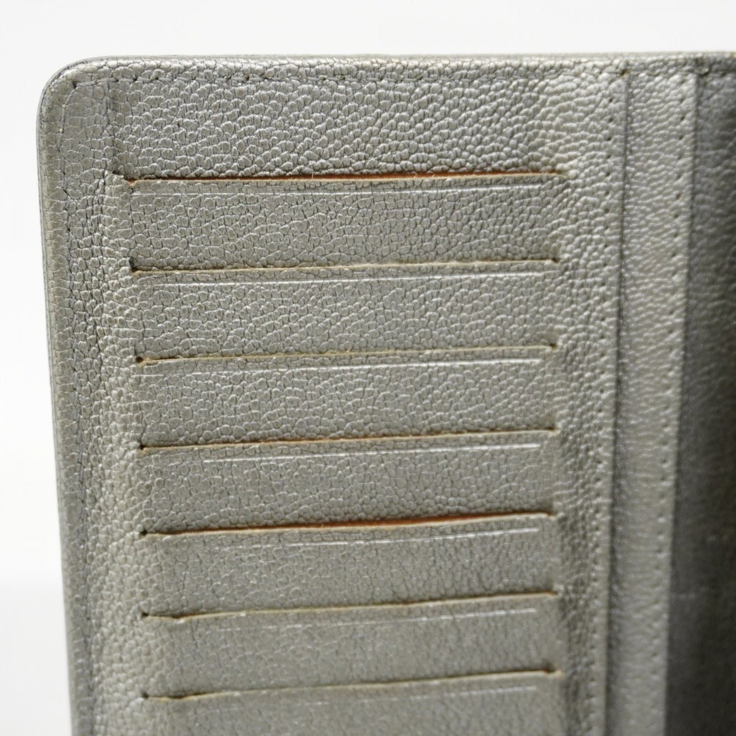 Chanel Long Wallet In Bicolor Caviar Leather