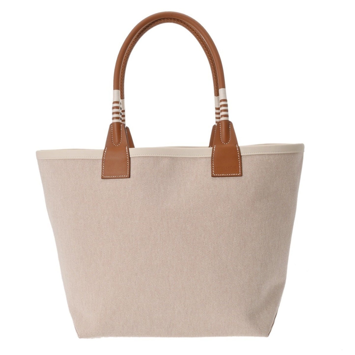 Hermes Steeple 28 Ecru/Gold B Stamp (Circa 2023) Women'S Toile/Swift Handbag