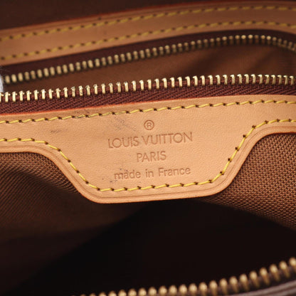 Louis Vuitton Cabas Piano Shoulder Bag Coated Canvas Leather Monogram