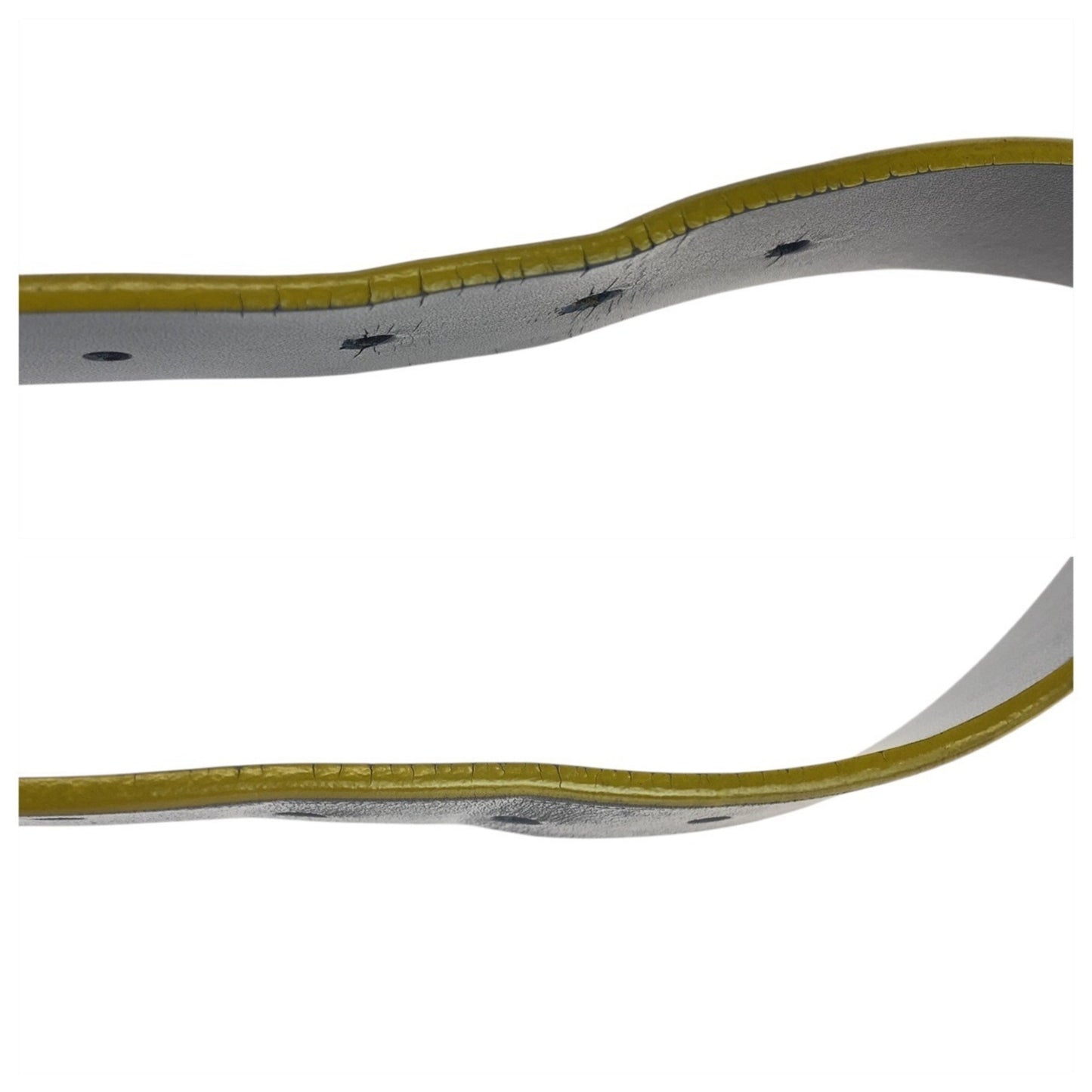 Louis Vuitton 95Cm/38 Inch Black Leather Belt With Silver Hardware