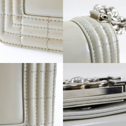Chanel Chain Shoulder Bag Boy Chanel Enamel 2013 A5 Flap Chainshoulder