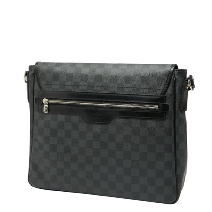 Louis Vuitton Damier Graphite Daniel Mm Crossbody Shoulder Bag N58029 Black Leather