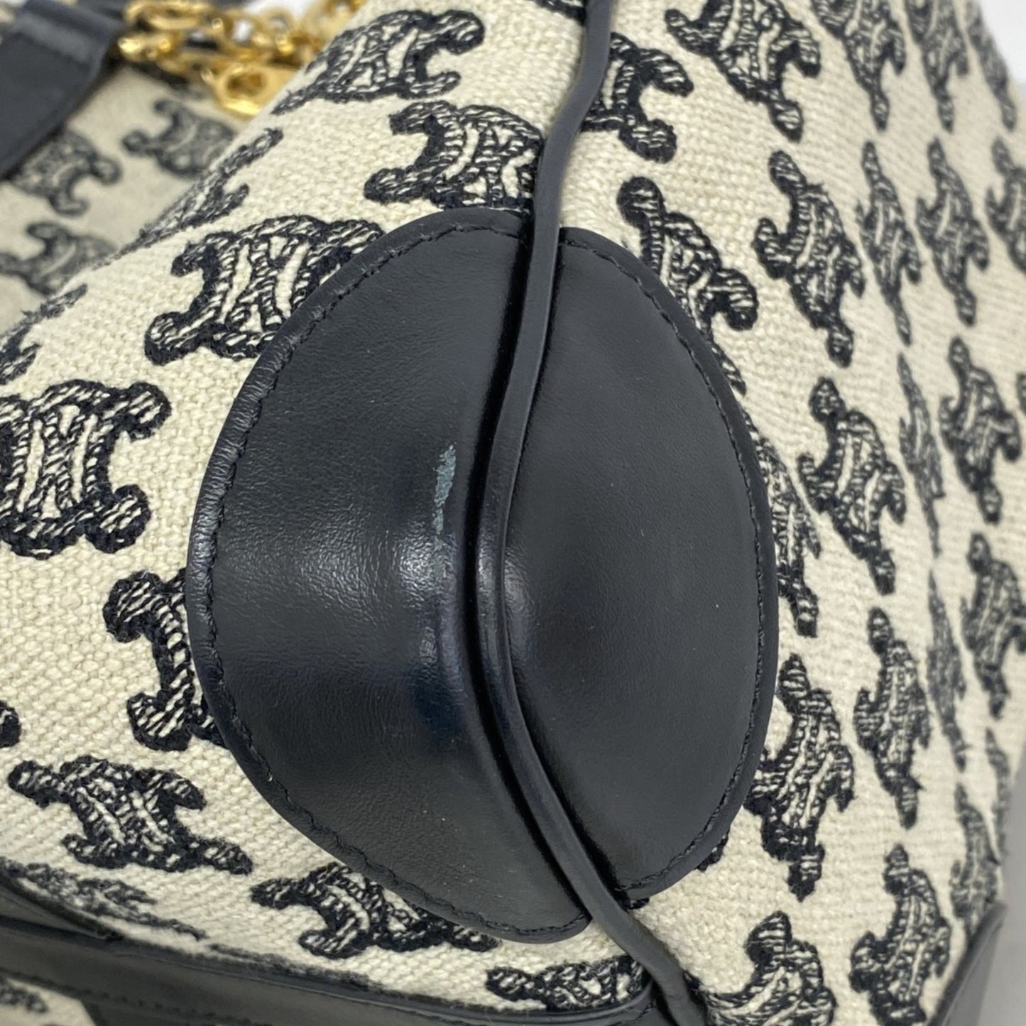 Celine Triomphe Canvas Handbag