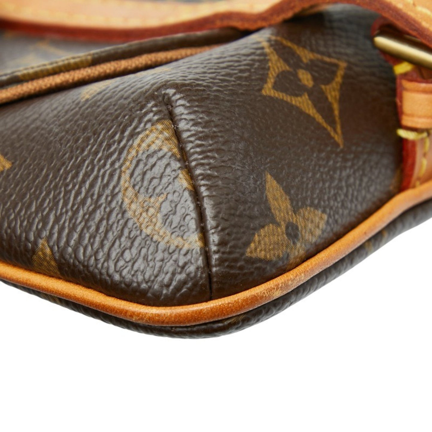 Louis Vuitton Monogram Pochette Marel Waist Bag/Body Bag M51159 Brown Leather