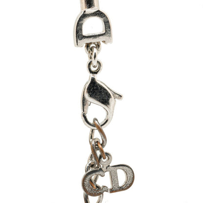 Christian Dior Dior Bracelet Silver Fake Pearl Metal