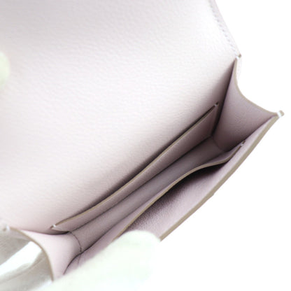 Hermes Constance Pouch - Evercolor Mauve Pale Compact Wallet Coin B Engraved 2414033007097R1