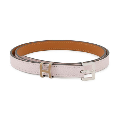 Herms Belt Pop Ash 15 Mauve Pale Epson B Stamp Size 80 Hermes Sale Item