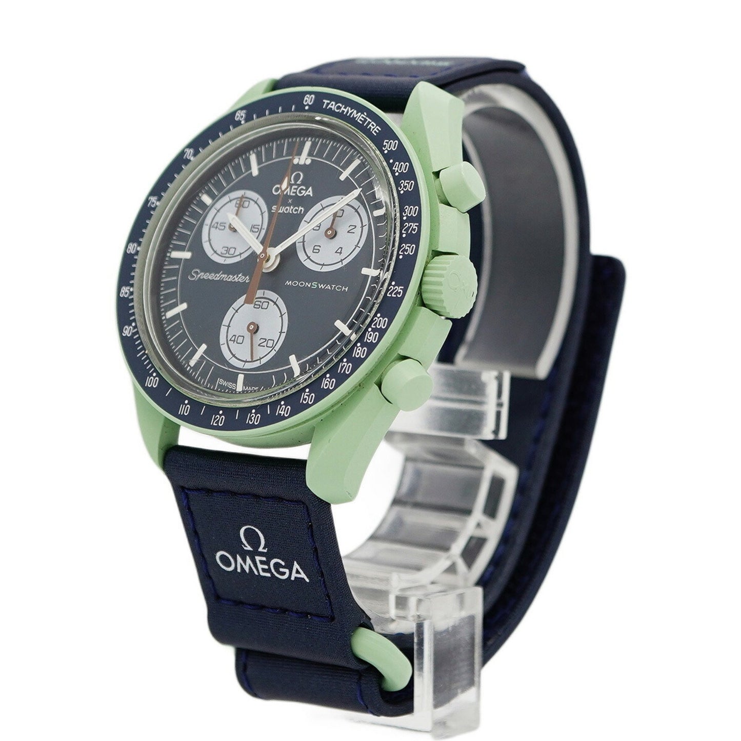 Swatch X Omega Mission On Earth So33G100 Navy Dial