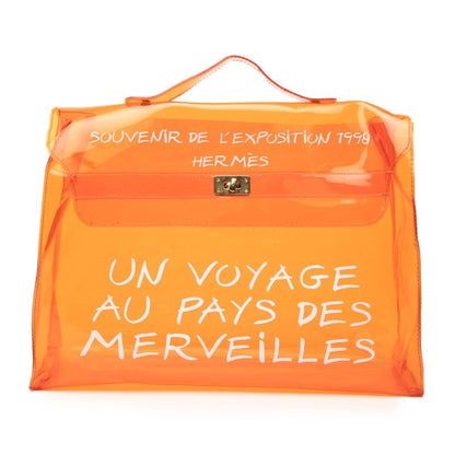 Herms Vinyl Kelly "Journey To Wonderland" Exhibition Handbag