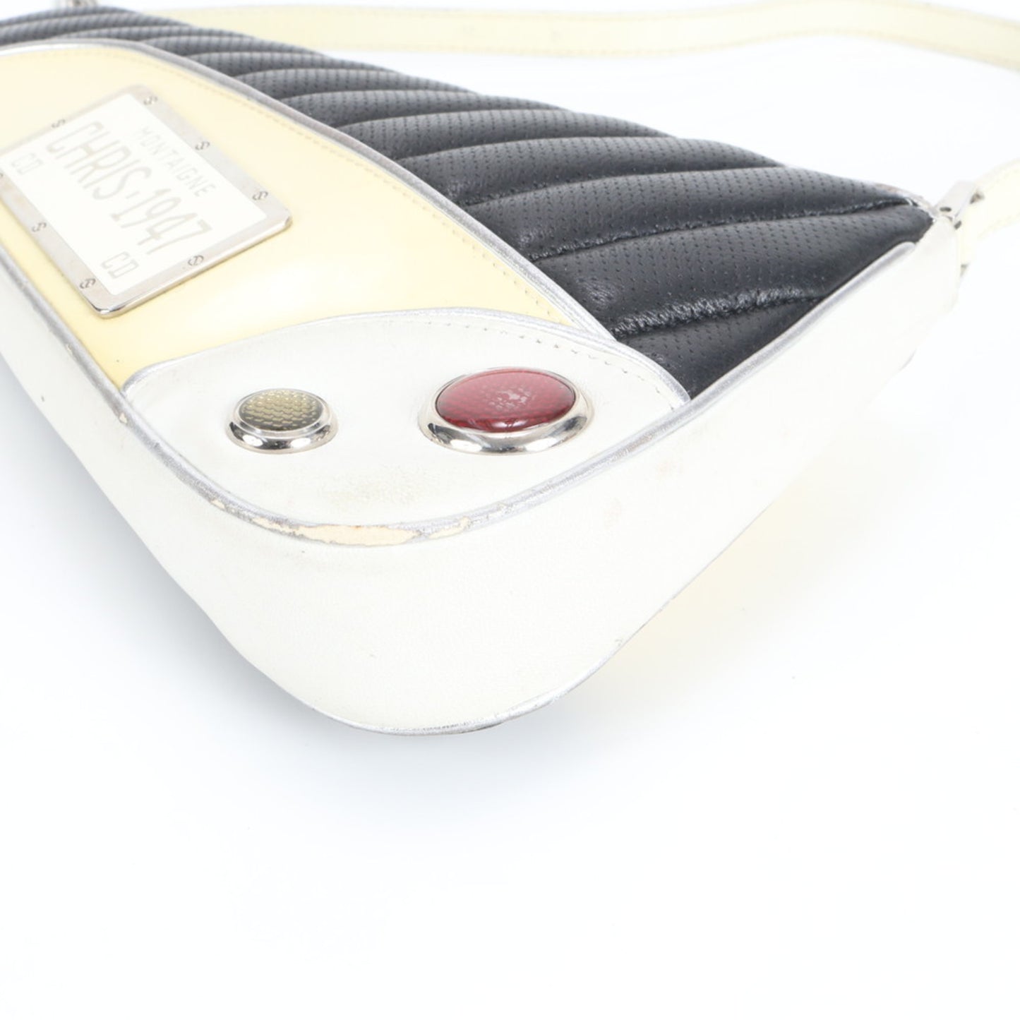 Christian Dior Saddle Montaigne Chris Leather Shoulder Bag