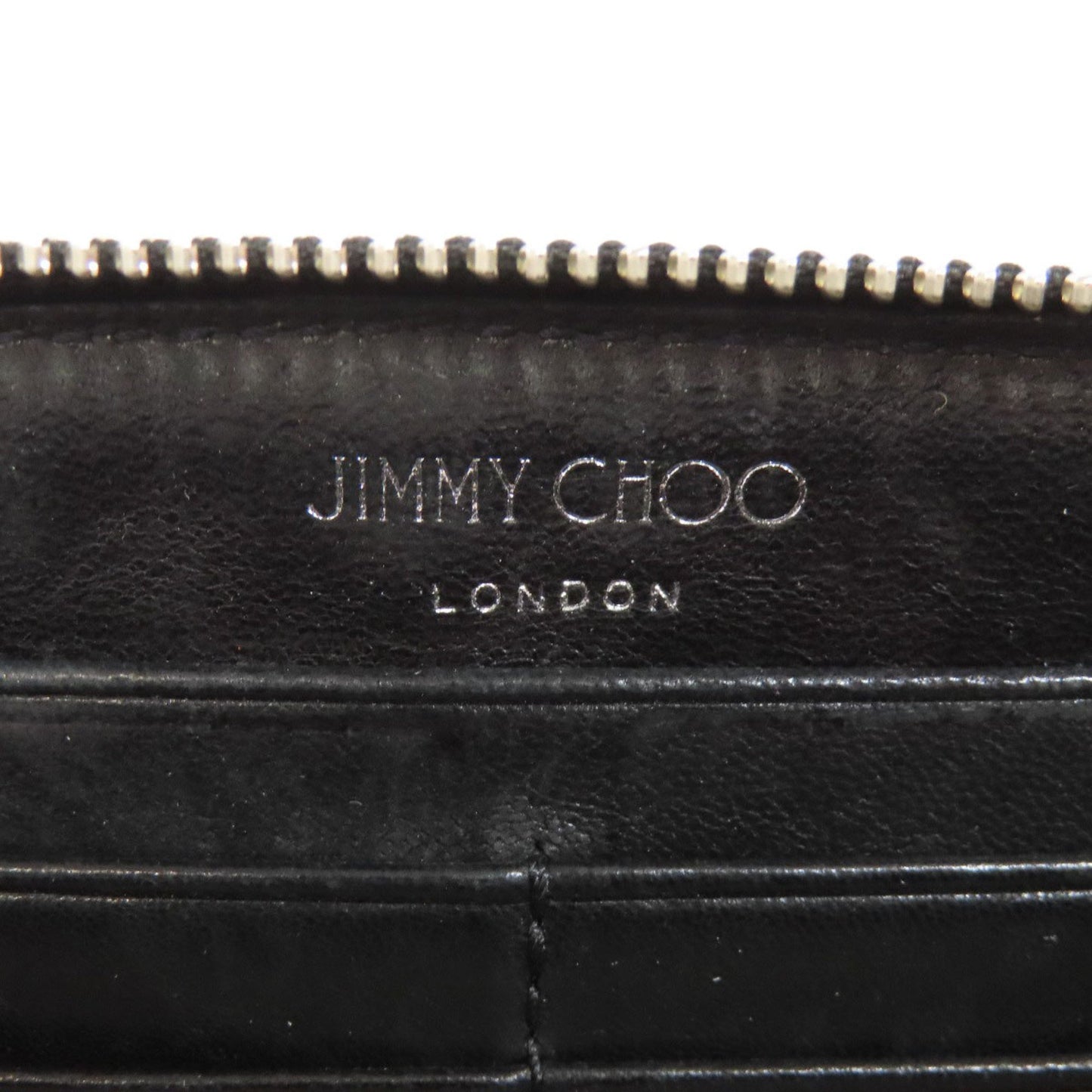 Jimmy Choo Studded Star Motif Bi-Fold Wallet Leather