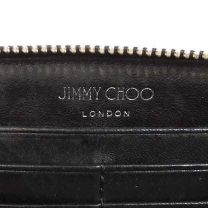 Jimmy Choo Studded Star Motif Bi-Fold Wallet Leather