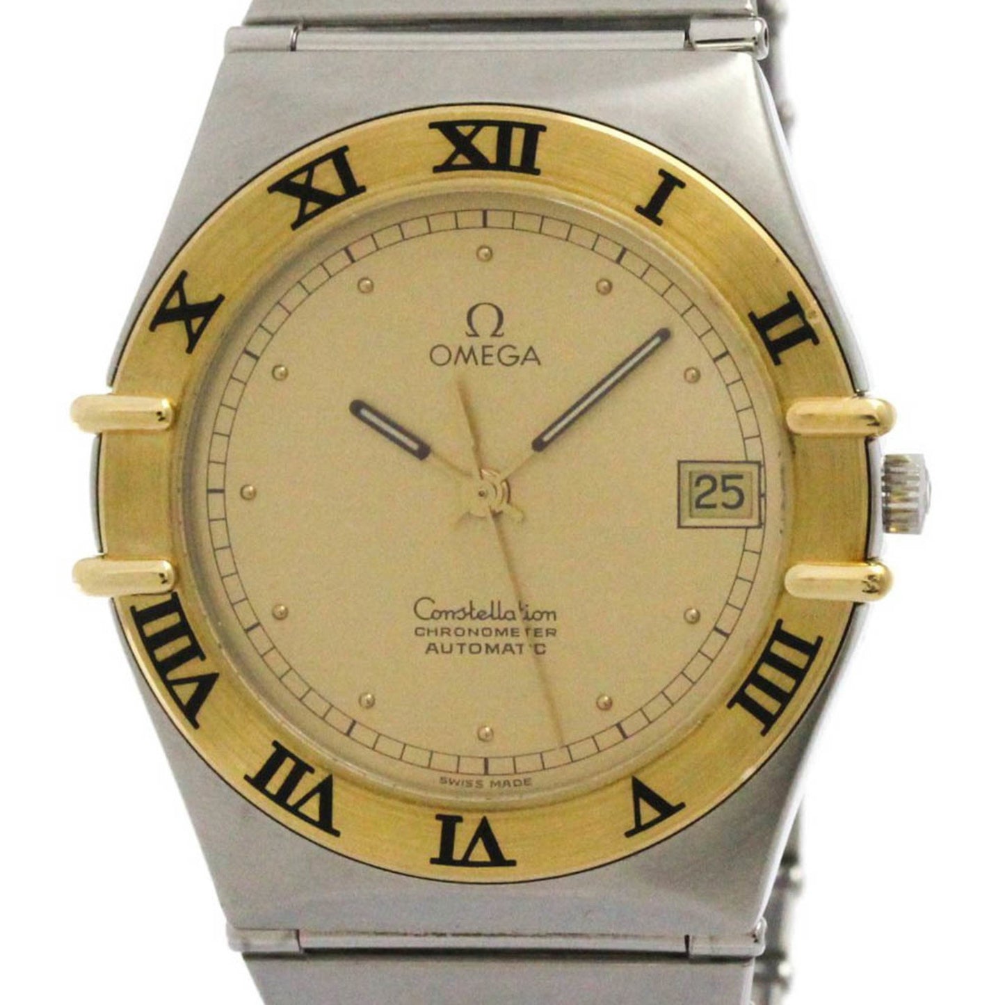 Omega Constellation Automatic Sapphire Back Watch 368.1075 Polished