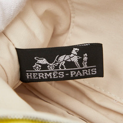 Hermes Bolide Pouch 25 Small Item Case Yellow Canvas