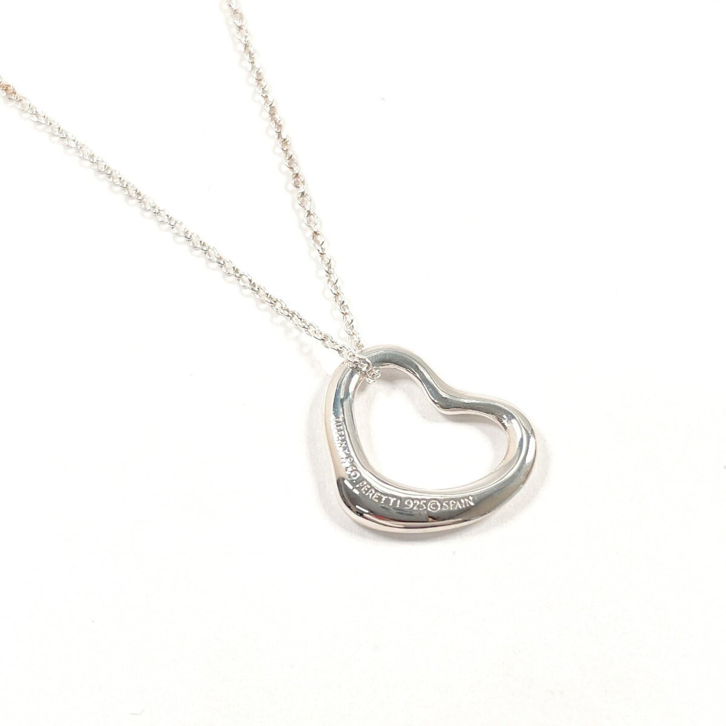 Tiffany & Co. Tiffany Heart Elsa Peretti Necklace In 925 Sterling Silver