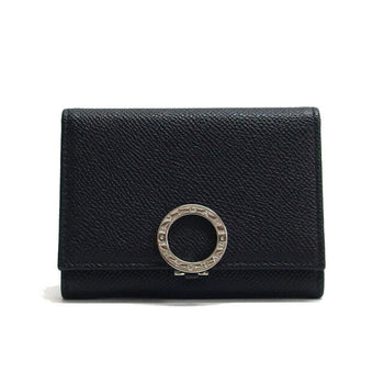 Bvlgari Clip Card Case Business Holder Black Unused
