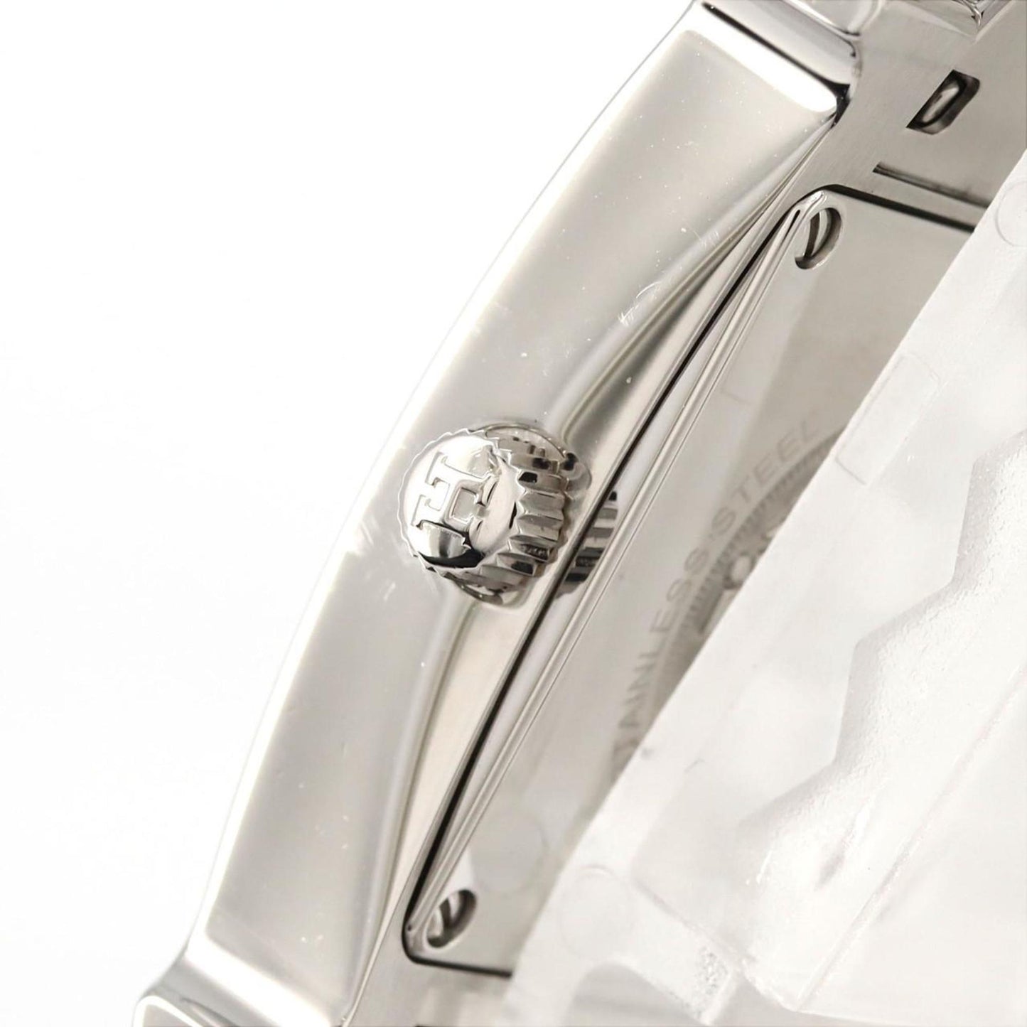 Herms H Watch 11P Hh1.210 Stainless Steel Quartz Wristwatch