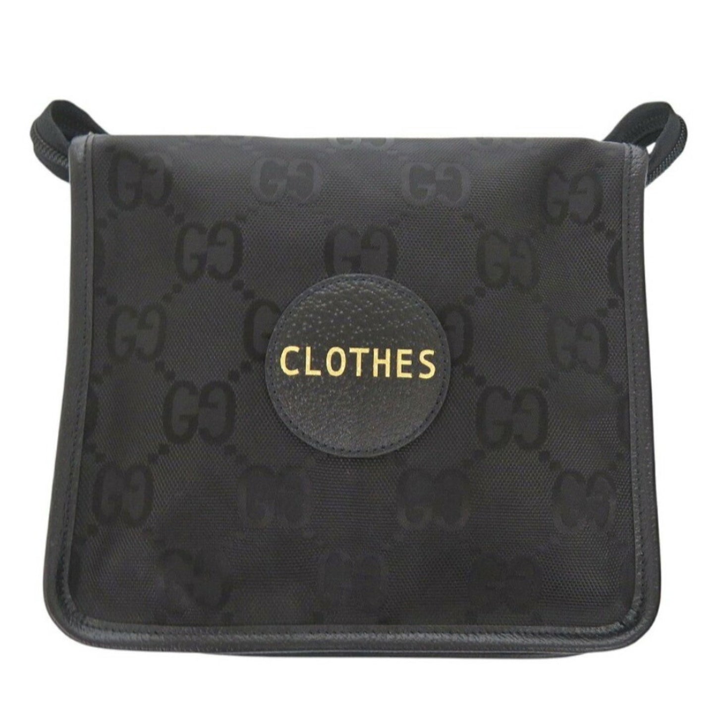 Gucci Off The Grid Small Backing 674801 Nylon Canvas/Leather Black Travel Pouch 1685Gucci