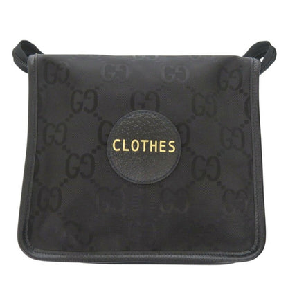Gucci Off The Grid Small Backing 674801 Nylon Canvas/Leather Black Travel Pouch 1685Gucci