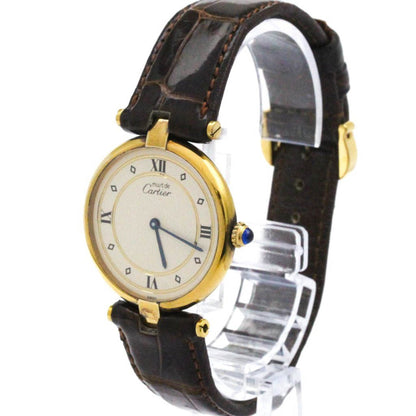 Cartier Must Vendome Gold Plated Quartz