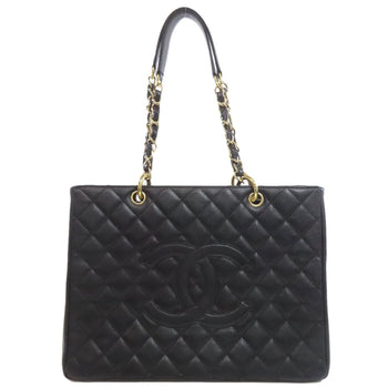 Chanel Gts Chain Tote Bag With Coco Mark And Gold Hardware