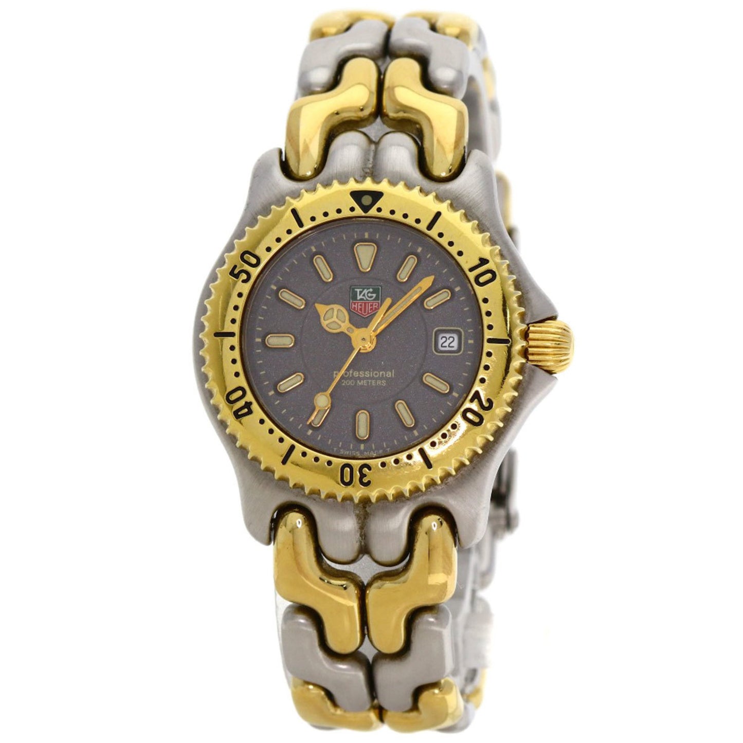 Tag Heuer Wg1320-2 Cell Date Professional Watch In Stainless Steel/Ssxgp