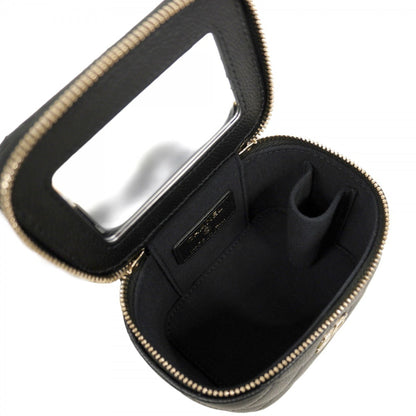 Chanel Matelasse Vanity Bag With Chain Shoulder Strap