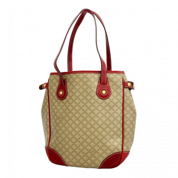 Celine Handbag Macadam Beige Red