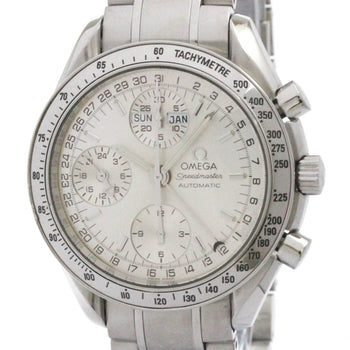 Omega Speedmaster Triple Date Steel Automatic Watch 3523.30 Polished