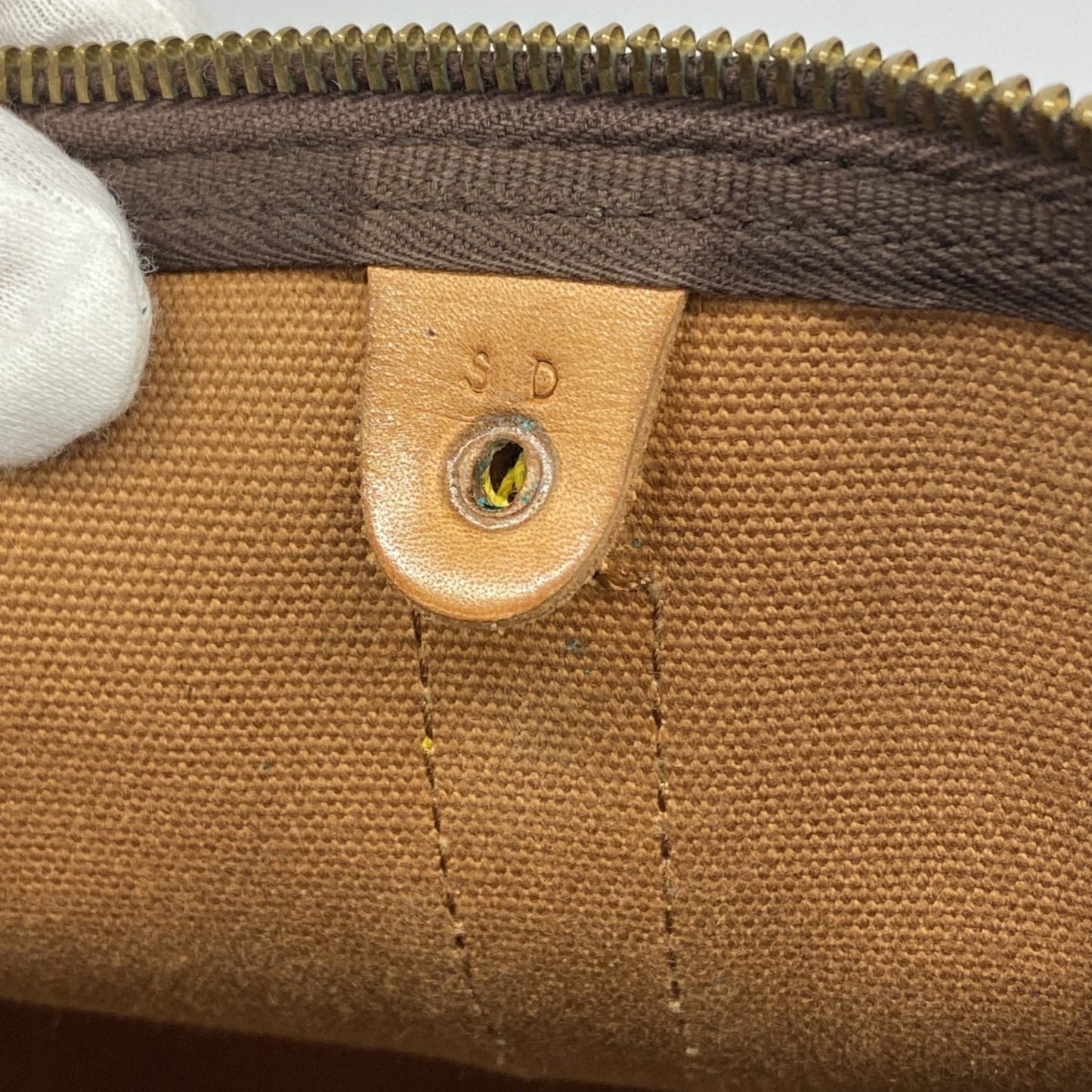 Louis Vuitton Monogram Keepall 50 Boston Bag M41426 Brown