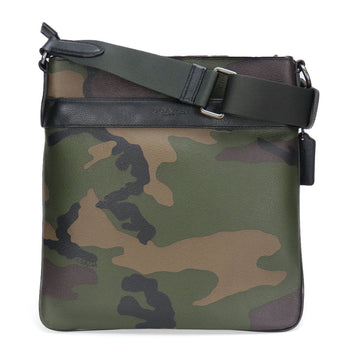 Coach Shoulder Bag F59894 Leather Camouflage