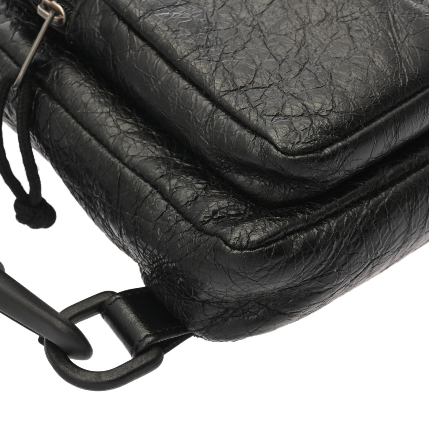 Balenciaga Explorer Black Unisex Leather Body Bag