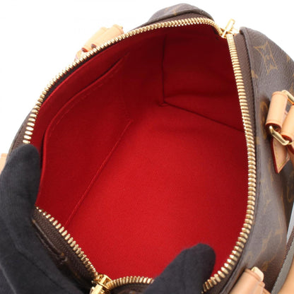 Louis Vuitton Speedy Bandouliere 20 Monogram Beige Handbag