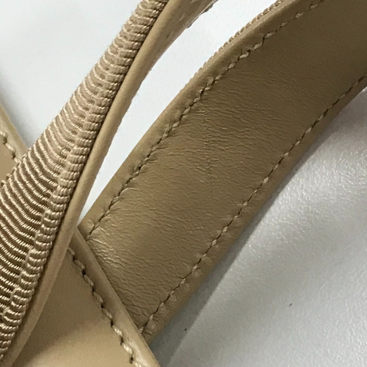 Salvatore Ferragamo Ba214178 2Way Shoulder Bag Hand Bag Beige