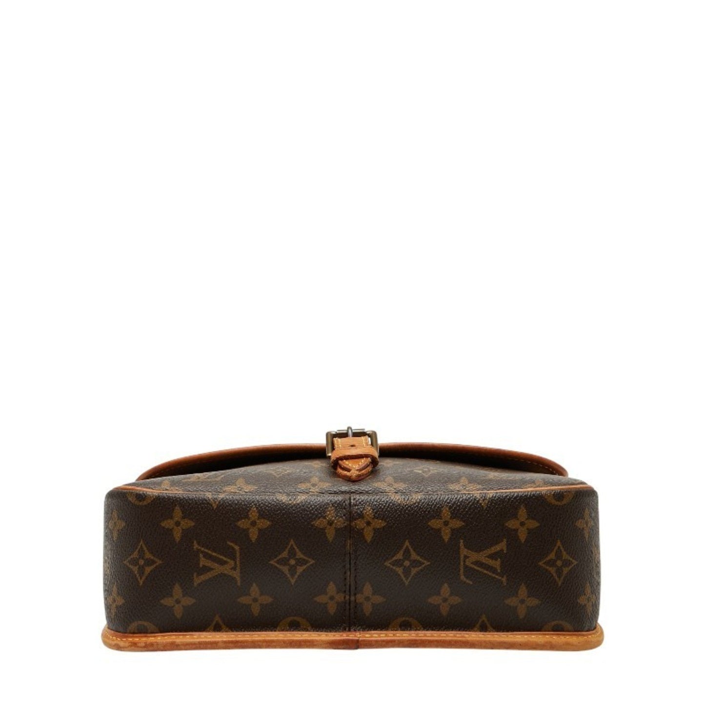 Louis Vuitton Monogram Sologne Crossbody Shoulder Bag M42250 Brown Leather