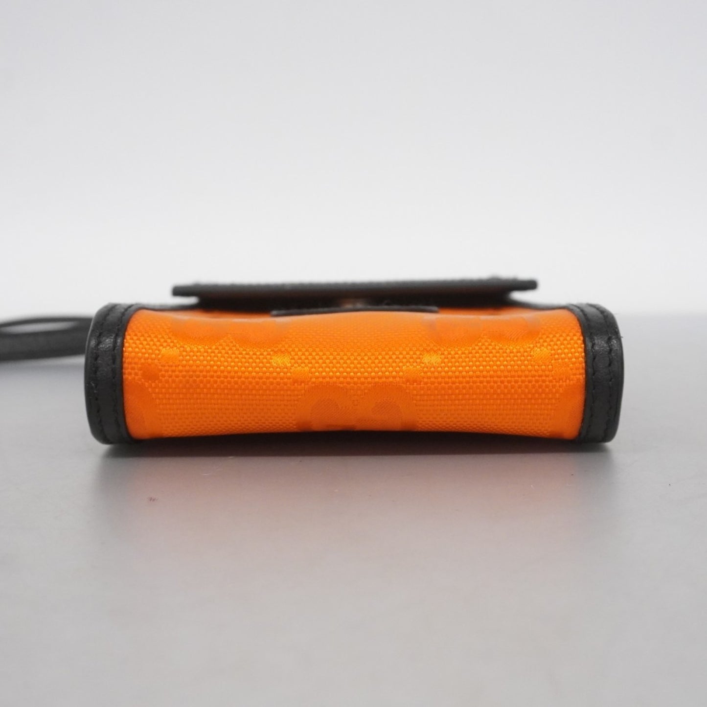 Gucci Jumbo Gg Shoulder Bag 625599 Canvas Orange Black