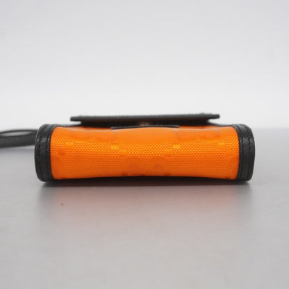 Gucci Jumbo Gg Shoulder Bag 625599 Canvas Orange Black