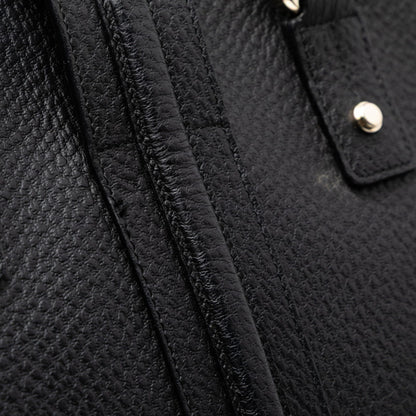 Gucci Tote Bag Handbag 130994 Black Leather