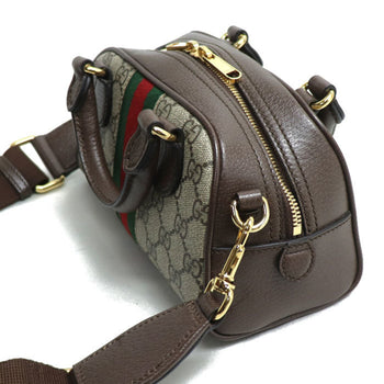 Gucci Ophidia 2-Way Shoulder Bag Beige/Ebony 724606 9C2Sg 8746