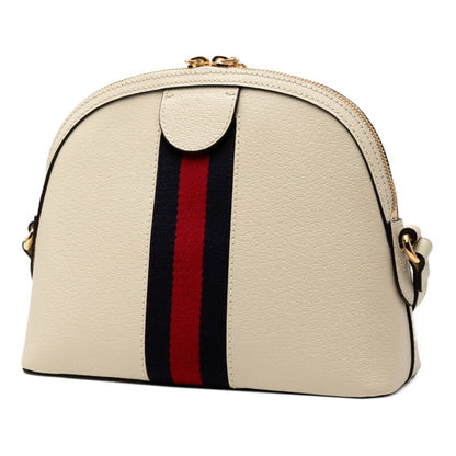 Gucci Ophidia Shoulder Bag 499621 White Leather